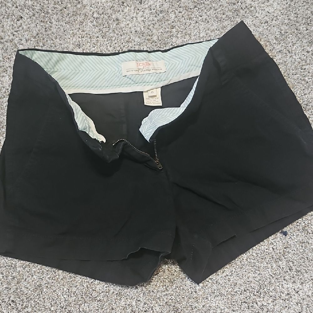 J. Crew Black Bermuda Shorts Classic Style